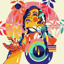 Tropical ✦ Geo V. Traditional illustration project by El Totoi - 09.03.2020