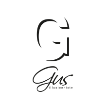 Logo Gus Illusioniste. Br e ing e Identidade projeto de Carles Garrigues Ubeda - 08.02.2015