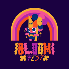 BLOOM FEST . Design, Traditional illustration, Character Design, Graphic Design, Vector Illustration, Sketching, and Creativit project by Eddo - 09.04.2020
