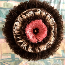 Mi Proyecto del curso: Tejido en telar circular. Un proyecto de Artesanía, Tejido y DIY de Leonor Ortiz Monagas - 07.09.2020