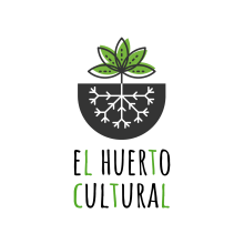 Logo El Huerto Cultural. Br, ing, Identit, and Logo Design project by aedo - 09.07.2020
