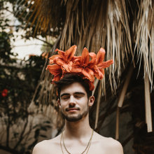 Halloween Boy - Floral Crown. Un proyecto de Diseño, Moda y Creatividad de Violeta Gladstone - 07.09.2020