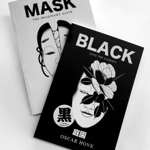 BOOK MASK & BOOK MASK. Traditional illustration project by Oscar González Manresa - 09.10.2020