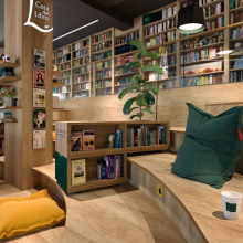 La Casa del Libro. Un proyecto de 3D, Arquitectura, Creatividad, Decoración de interiores y Arquitectura digital de Suav - 10.09.2020
