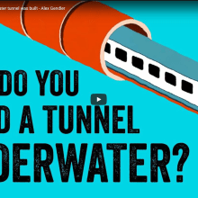 How the world's longest underwater tunnel was built. Animation, and 2D Animation project by Laura Portolés Moret - 09.11.2020