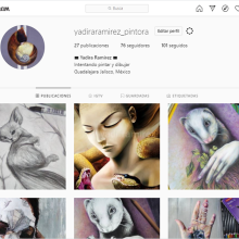 Mi Proyecto del curso: Creación de un porfolio de ilustración en Instagram. Un proyecto de Bellas Artes de Yadira Ramírez - 12.09.2020