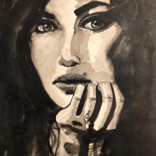 Amy Winehouse Ein Projekt aus dem Bereich Aquarellmalerei von Alessandra Russo - 13.09.2020