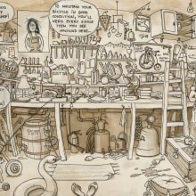 "The Ultimate Guide to Bike Mechanics"    Mi Proyecto del curso: El arte del sketching: transforma tus bocetos en arte. Un proyecto de Ilustración tradicional, Cómic, Bocetado y Dibujo de Spaska P - 14.09.2020