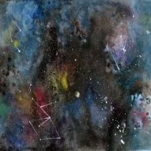 Medusas galácticas. Un proyecto de Pintura a la acuarela de Estefania Visentin - 19.09.2020