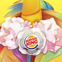 Burger King Crown. Traditional illustration, and Vector Illustration project by Marmota vs Milky - 09.20.2020