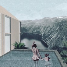 My project in Architectural Visualization Using Digital Collage course. Architecture, Collage, and Architectural Illustration project by Monika Merk - 09.21.2020