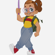 Meu projeto do curso: Design de personagens para animação com Photoshop. Character Design project by Vitória Bento - 09.21.2020