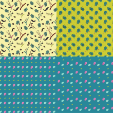 Mi Proyecto del curso: Creación y comercialización de patterns vectoriales. Pattern Design projeto de Lily Portius Yáñez - 22.09.2020