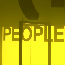 The 1975 - People (Lyrics / Live at Manchester 2020). Een project van Motion Graphics, Grafisch ontwerp, T, pografie,  Video y  Videobewerking van Robbie Ierubino - 22.09.2020