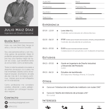 Julio Maiz CV. Un proyecto de Diseño, Diseño industrial y Diseño 3D de Julio Maiz - 24.09.2020