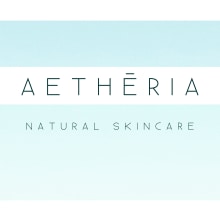 AETHĒRIA natural skincare. Br, ing e Identidade, Naming, Lettering, e Design de logotipo projeto de lynkalogirou - 25.09.2020