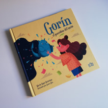 Gorín, el guardián del sueño. Ilustração tradicional projeto de Laura Díez - 01.12.2019