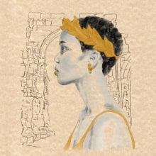 Roma 1. Ilustração digital, Ilustração de retrato, e Desenho digital projeto de Begoña Blázquez Parro - 04.10.2020