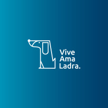 Vive.Ama.Ladra. Een project van  Br, ing en identiteit, Grafisch ontwerp y Logo-ontwerp van Toni Gómez Alfonso - 07.10.2020