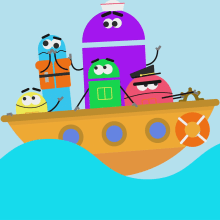 StoryBots - Ears - Estudio RONDA. Traditional illustration, Motion Graphics, Animation, Character Animation, 2D Animation, Creativit, Stor, telling, and Creating with Kids project by Facundo López - 10.08.2020