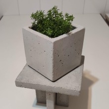Meu projeto do curso: Criação de móveis com concreto para principiantes. Artesanato projeto de amabelrteixeira - 09.10.2020