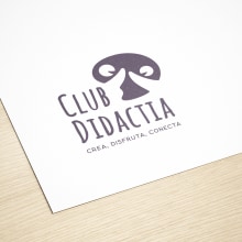 Imagen corporativa CLUB DIDACTIA. Un proyecto de Br e ing e Identidad de Carolina Saiz - 13.10.2020