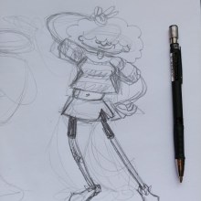 Mi Proyecto del curso: Introducción a la creación de personajes estilo cartoon. Desenho projeto de Mister Aspiradora - 14.10.2020