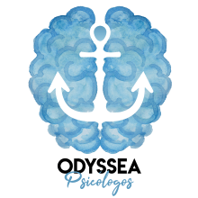 Odyssea Psicólogos. Un proyecto de Br, ing e Identidad, Diseño gráfico y Diseño de logotipos de Àngela Escribano Ivars - 05.05.2020