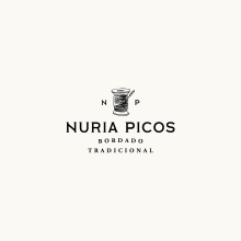 Identidad Corporativa - Nuria Picos. Kunstleitung, Br, ing und Identität und Grafikdesign project by mar cerdeira - 19.10.2020