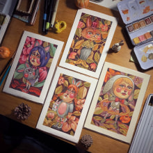 Fábrica de personajes ilustrados / Disfraz de conejo. Un proyecto de Ilustración tradicional, Diseño de personajes, Ilustración digital, Ilustración infantil y Narrativa de Doona Espacio Neutral - 18.10.2020