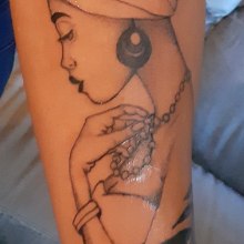Mi Proyecto del curso: Tatuaje para principiantes. Un proyecto de Diseño de tatuajes de Edwin Moises Santana Velazquez - 16.10.2020