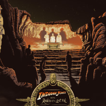 Indiana Jones and the Raiders of the Lost Ark. Un proyecto de Ilustración tradicional, Diseño gráfico y Diseño de carteles de Cristian Eres - 21.10.2020