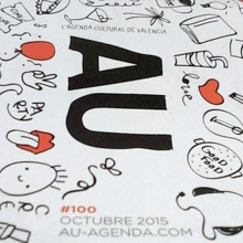 Agenda AU #100. Ilustração tradicional, Design editorial, Design gráfico e Ilustração editorial projeto de Cristina Sigler - 22.10.2020