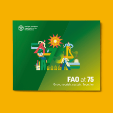FAO. 75th Anniversary. Un proyecto de Ilustración, Diseño editorial e Ilustración digital de Del Hambre - 23.10.2020