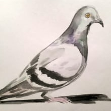 My project in Experimental Watercolor Techniques for Beginners course. Un proyecto de Dibujo de queer_ooloi - 23.10.2020