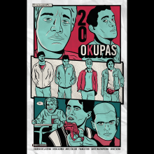Mi Proyecto del curso: Ilustración vectorial de película "Okupas". Design, Illustration, Portrait Drawing, and Digital Drawing project by Mariano Armanini Ghiglione - 10.25.2020