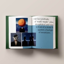 Art book René Magitte. Direção de arte, Design editorial, e Design gráfico projeto de Comba Studio - 27.10.2020