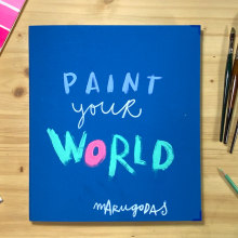 Paint your world. Mi proyecto final de curso. Traditional illustration, and Street Art project by Maru Godas - 10.27.2020