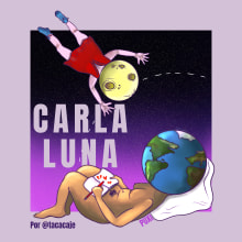 Portada de cuento: Carla Luna. Digital Illustration project by Azul PC - 10.27.2020