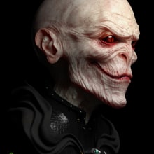 LORD VOLDEMORT. 3D, 3D Modeling, 3D Character Design, and 3D Design project by Rodolfo Curiel - 10.30.2020