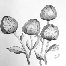 My project in Introduction to Illustration with India Ink course. Drawing, Digital Illustration, Concept Art, Children's Illustration, Botanical Illustration & Ink Illustration project by Kitty Wong - 10.30.2020