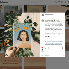 Mi projecto para el curso : de estrategias de instagram para el desarrollo de marcas.. Un proyecto de Instagram, Fotografía para Instagram e Ilustración editorial de Myriam Cordoba - 31.10.2020