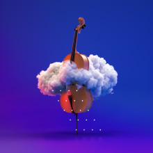 Cello 4 All. Un proyecto de Ilustración tradicional, Fotografía, 3D y Dirección de arte de Francisco Cortés - 13.04.2020