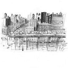 New York Sketches. Traditional illustration, Sketching, Pencil Drawing, Architectural Illustration, and Sketchbook project by Carlo Stanga - 11.03.2020