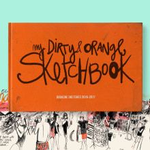 My dirty and orange Sketchbook (2016-2017). Illustration, and Street Art project by Maru Godas - 11.03.2020
