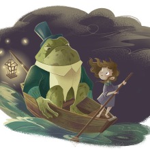 Leina and the Lord of the toadstools. Un proyecto de Ilustración tradicional de Francesca De Luca - 05.11.2020
