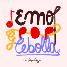 Emo pop y cebolla, un cancionero con humor. Un proyecto de Ilustración tradicional, Dibujo y Dibujo digital de Pepe saez - 05.11.2020