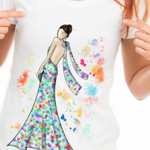 Camisetas . Un progetto di Illustrazione tradizionale, Moda, Fashion design, Illustrazione digitale e Disegno digitale di Carol Gomide - 06.11.2020