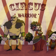 Circus warrior Ein Projekt aus dem Bereich Traditionelle Illustration, Design von Figuren, Zeichnung und Digitale Zeichnung von Rebeca Castillo - 06.11.2020