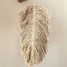 Plumas de algodón - Mostaza Collection. Artesanato, e Decoração de interiores projeto de Anna Filella - 10.10.2019